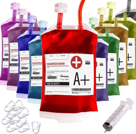 fake iv bags for sale|iv blood bag drink.